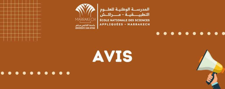 Résultats du concours d’accès aux Ecoles Nationales des Sciences Appliquées au titre de l’année universitaire 2025-2026