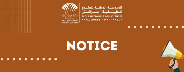 Results of the competitive entrance exam to the National Schools of Applied Sciences for the 2025-2026 academic year