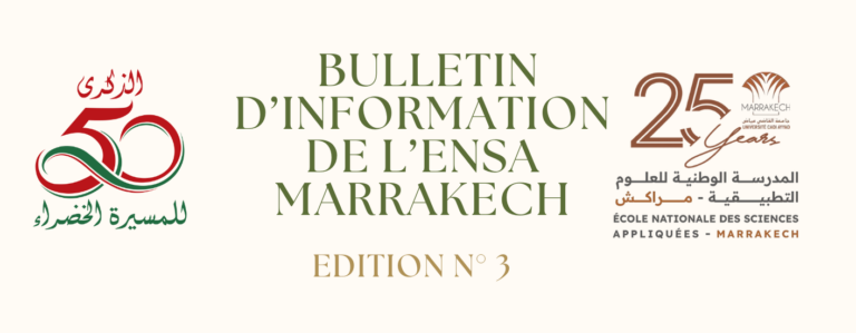 Le bulletin d&rsquo;information de l&rsquo;ENSA – Edition N°3